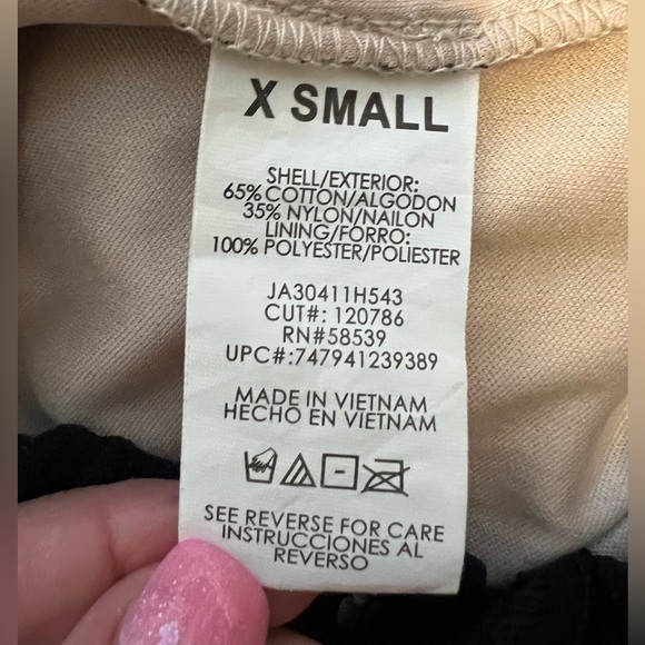 Speechless Black Lace Sleeveless Shift Dress - XS - Picture 4 of 9